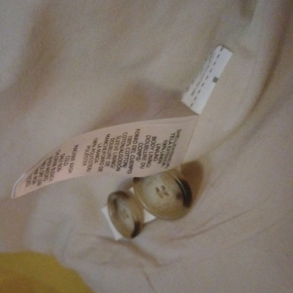 Loft Mustard Yellow Linen - Picture 3 of 4